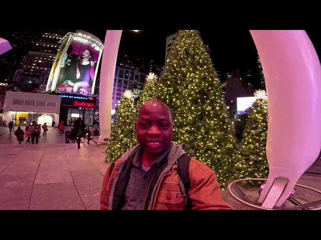 Christmas in New York City. Penn Station and Macys.