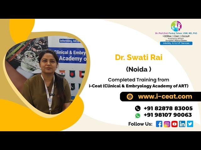 Dr Swati Rai Testimonial From Noida