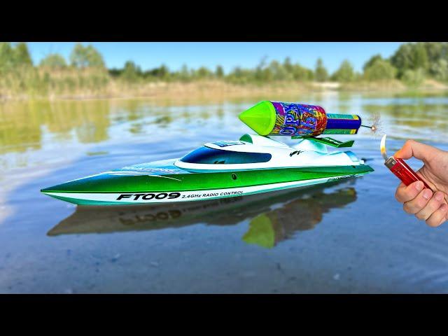 EXPERIMENTS : R/C Boat Powered Turbo Engine