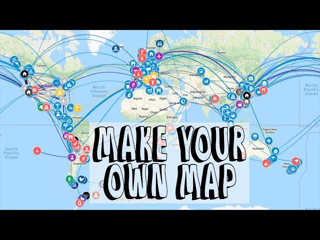 Make your own travel map with Google MyMaps (Shareable, Customizable & Impressive!) [QUICK TUTORIAL]