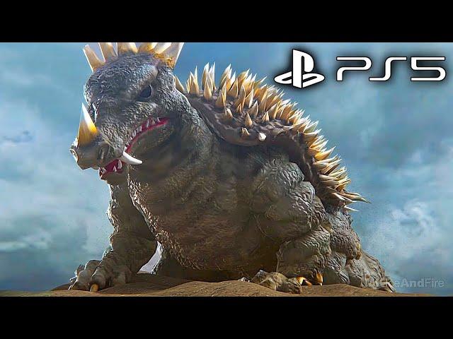 GODZILLA PS5 All Monster Intros Scenes 4K ULTRA HD