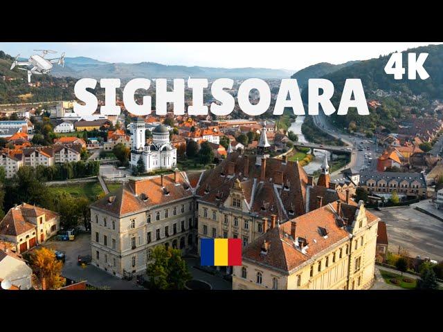 Sighișoara România | Cetatea Sighișoara | 4K Ulta HD | Video cu Drona