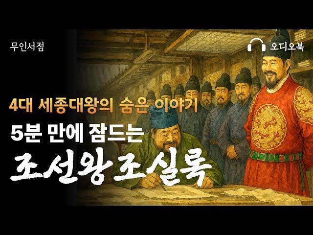 잠잘때 듣는 조선왕조실록 세종대왕편  책 읽어주는 여자  오디오북
