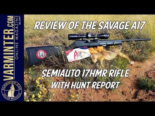 Review of the Savage A17 Semi Auto 17HMR Rifle with Hunt Report