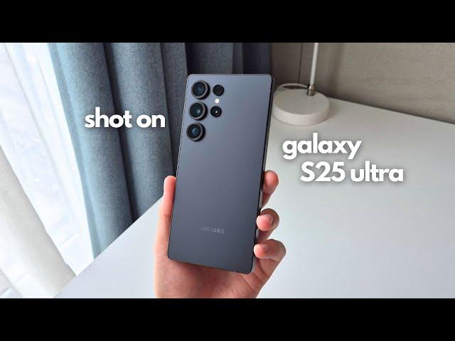 Shot on Galaxy S25 Ultra: 4K HDR 60FPS Vlog Test!