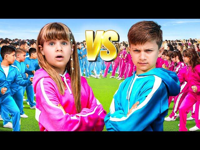 BOYS vs. GIRLS CHALLENGE Collection of Best Videos from Diana and Roma