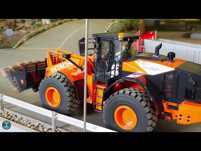 AMAZING 1/14 SCALE RC DUMP TRUCKS AND BEST RC CONSTRUCTION VEHICLES AT HARD WORK!