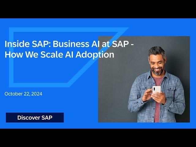 Business AI at SAP: How We Scale AI Adoption 