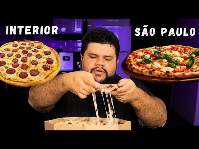 Pizza de São Paulo vs Pizza do Interior