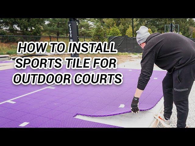 How To Install A VersaCourt Sport Tile System | DIY Court Canada