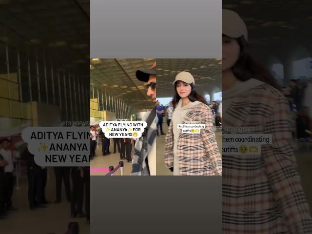 WATCH! Ananya Panday and Aditya Roy Kapoor Travelling "TOGETHER"