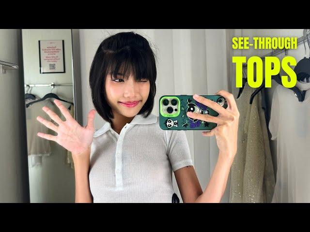 [4K] Transparent Try On Haul | Get Ready With Me (2024)