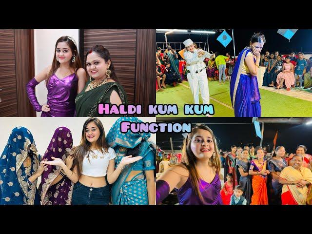 WOW Haldi Kum Kum Maharashtra ka most Beautifull Celebration & Ladies Games | Gifts By Bindass Kavya