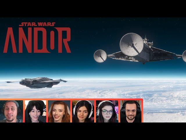 Reactors Reacting to LUTHEN ESCAPING FROM IMPERIAL TRACTOR BEAM | Andor 1x11 "Daughter of Ferrix"