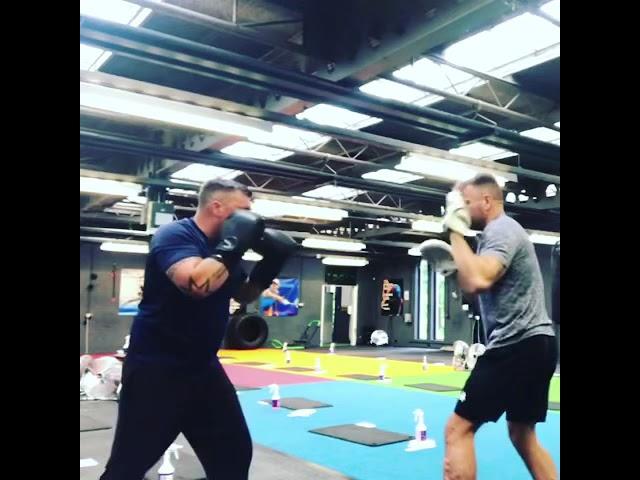 Grant Curran pad work 