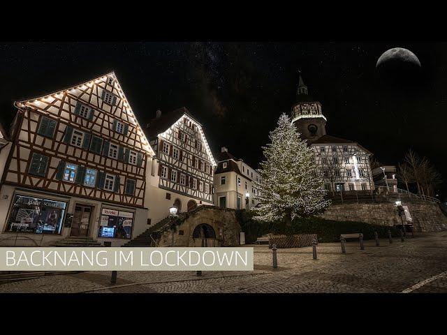 Sony A7S iii Stadt Backnang Lockdown Weihnachten 2020