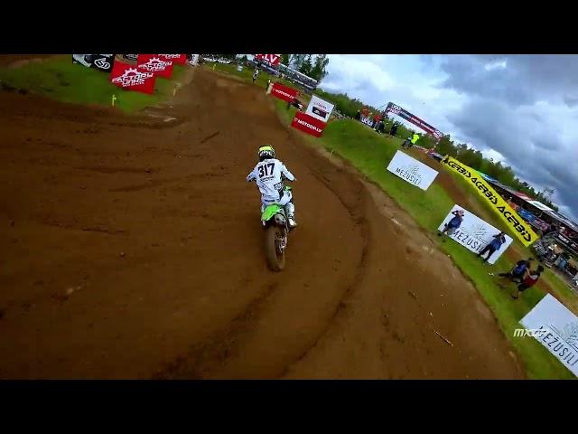 MXGP of Latvia with Mathis Valin from Kawasaki Racing Team MX2 FPV