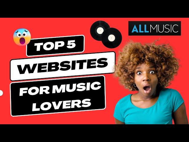 Great websites for music lovers and audio enthusiasts!