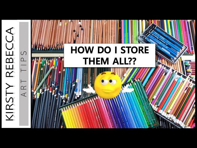 PERFECT SOLUTION to store pencils, Copic markers, stationery and all your supplies!