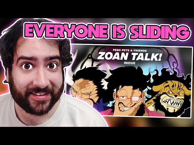 REACTION - PE$O PETE & FRIENDS - ZOAN TALK! (OFFICIAL LYRIC VIDEO) [ONE PIECE CYPHER]