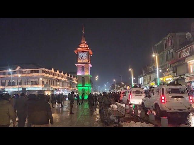 Union Home Secretary visits Ghanta Ghar, Balidan Stambh in Srinagar