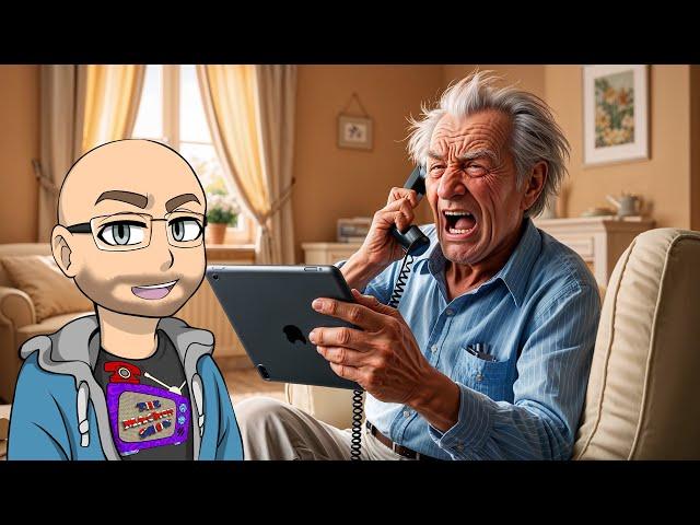 Crazy Octogenarian's Cable Bill Woes (Prank Call)