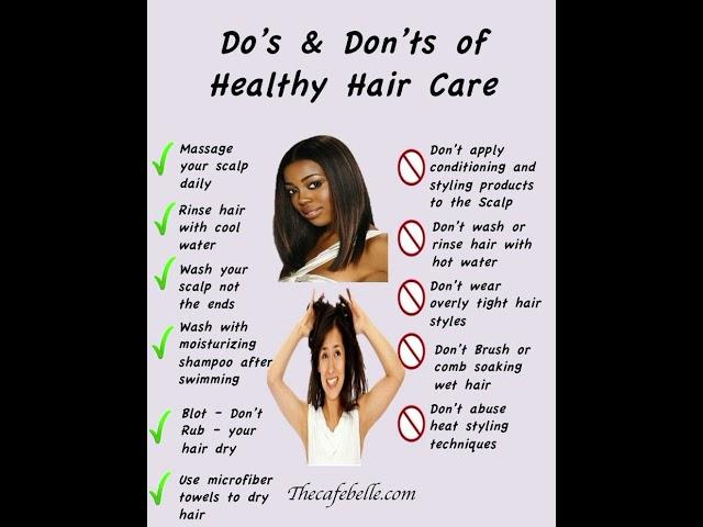 Healthy Hair Care/health and Beauty Tips