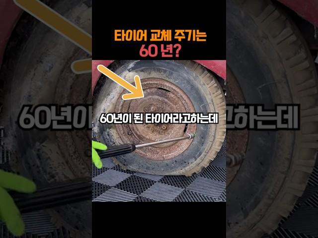 타이어 교체 주기는 60년?