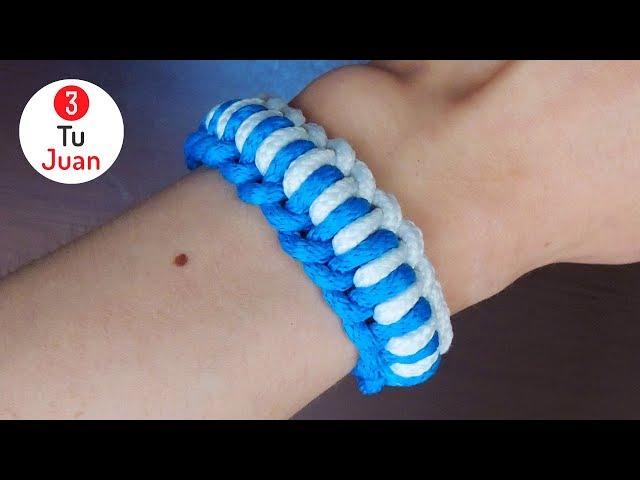 How to make Fashionable EASY Bracelets - Macrame DIY  | JuanTu3