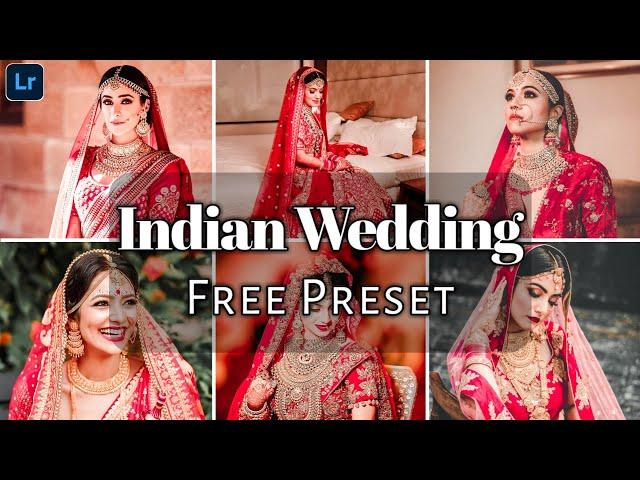 Indian Wedding Free Preset | Free Lightroom Mobile Preset | Lightroom  tutorial |