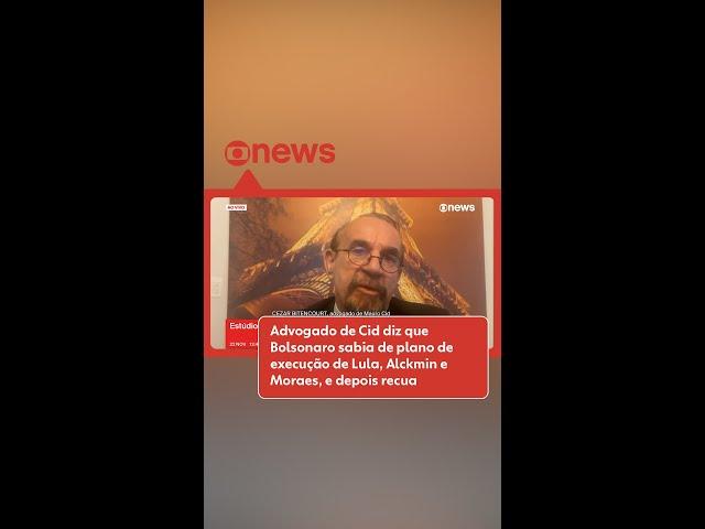 Advogado de Cid diz que Bolsonaro sabia de plano de execução de Lula, e depois recua