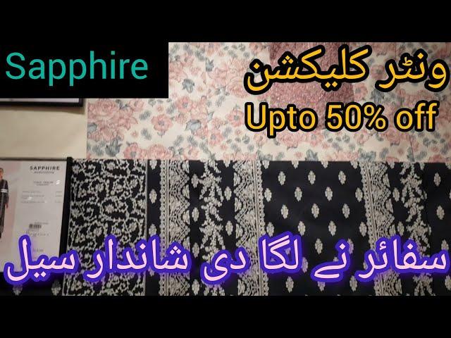 Sapphire Winter Collection Upto 50% Off || Sapphire Ladies and Gents Winter Collection October 2024