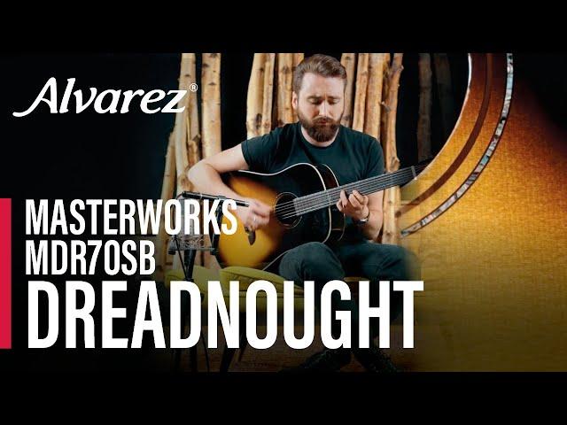 Alvarez Masterworks MDR70SB 12th Fret Dreadnought Guitar