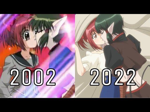 Tokyo Mew Mew - Kisshu & Ichigo Kiss Comparison