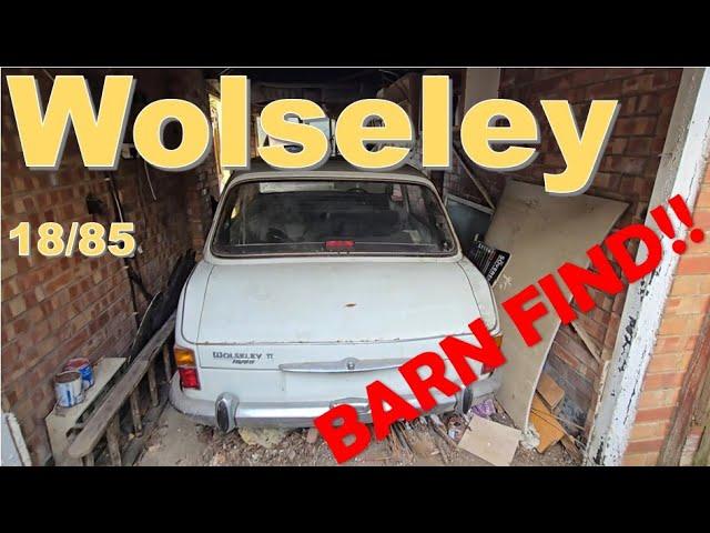 Is This The Most Boring Barn Find Ever? .... a 1970 Wolseley 18/85