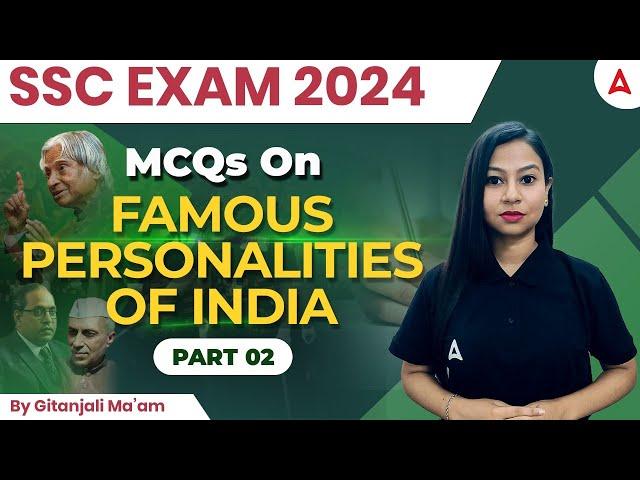 Famous Personalities of India | GK Questions For SSC Exams | By Gitanjali Mam