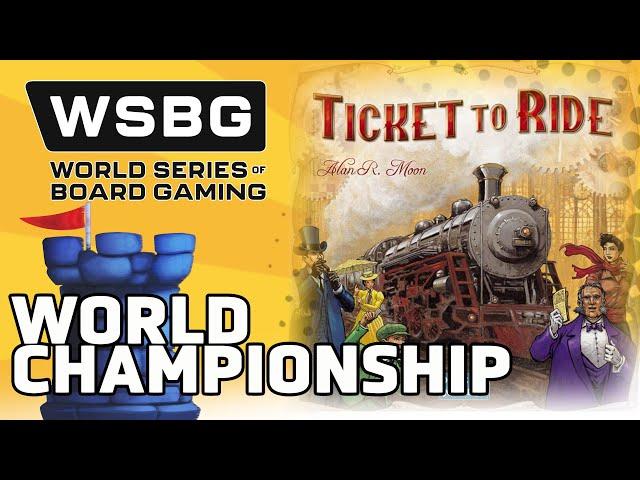 Ticket to Ride World Championship - World Series of Board Gaming 2024