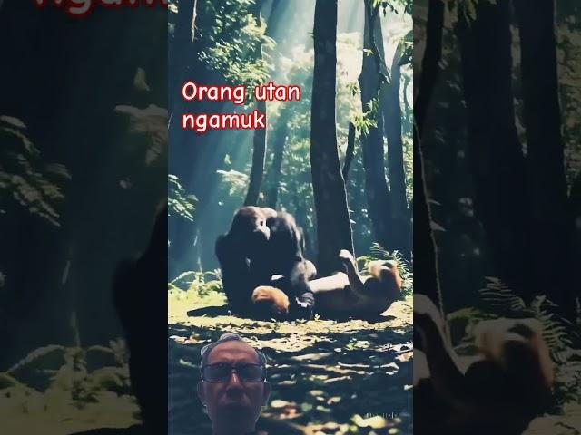 Orang Utan ngamuk