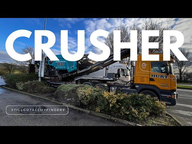 How I load, transport and deliver a 36 tonne Crusher