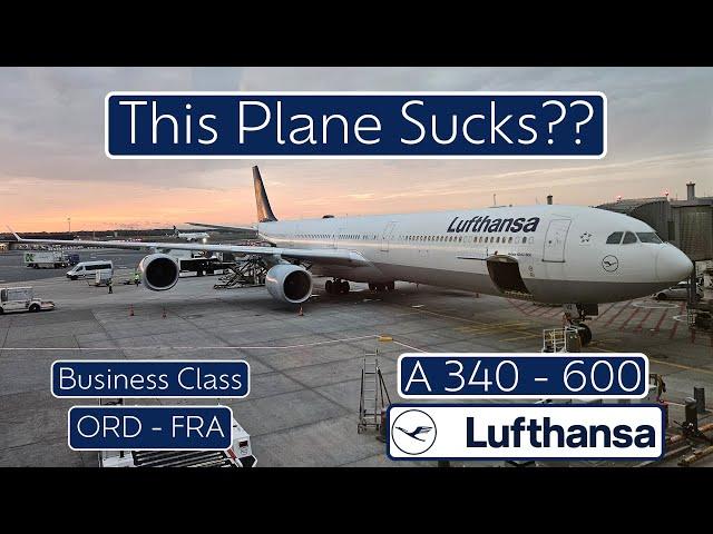 Flying on The Plane of my Childhood! | Lufthansa A340-600 Business Class | ORD - FRA