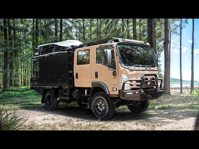 ISUZU NPS 4x4 CREW CAB - WALKTHROUGH - SAHARA BEIGE!!