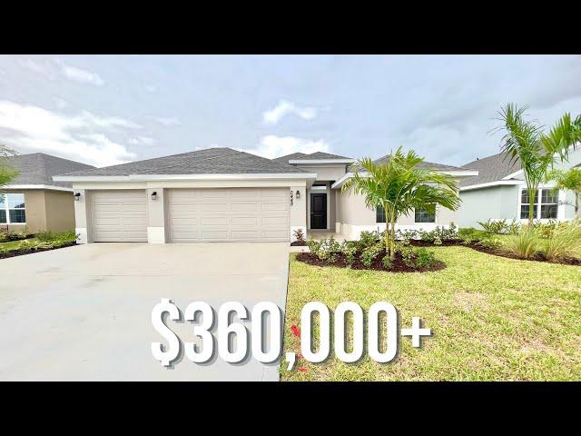 Affordable New Construction | Adams Homes 1820 SQFT | Waterstone Fort Pierce & Port St Lucie Florida