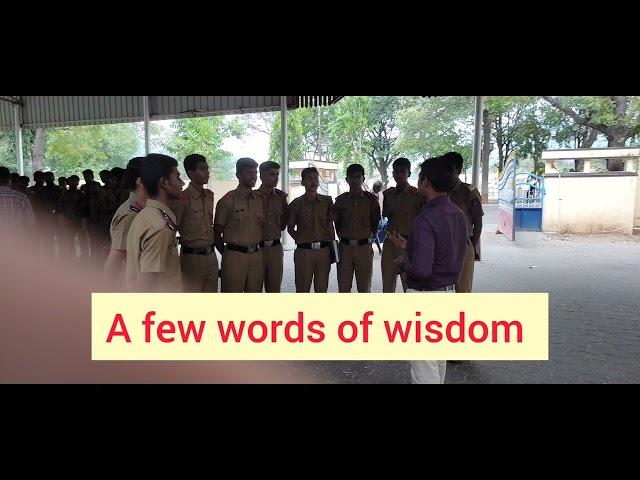 defence Academy Coimbatore visit to Sainik School.