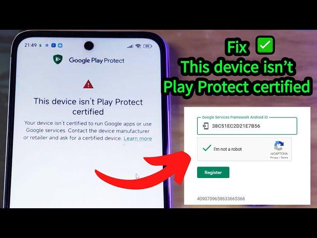 Fix!!! This device isn't play protect certified error fix Global ချိန်းပြီးတာတောင် playstore ဝင်မရပဲ