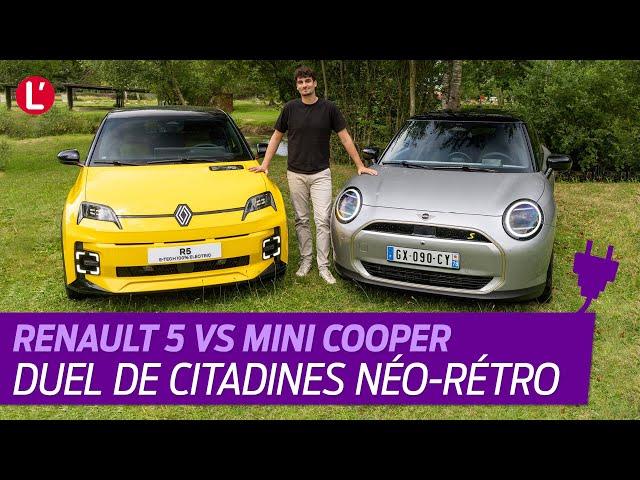 RENAULT 5 vs MINI Cooper : le MATCH des citadines électriques néo-rétro