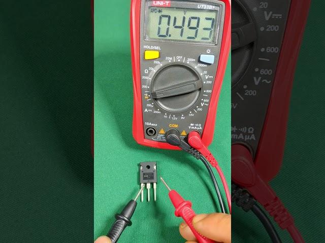 How to test Mosfet with multimeter | check MOSFETs/IGBTs. #shorts #diy #electronic #how #viral