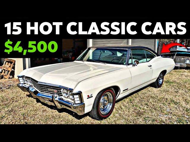 New Driver Discount Prices: 15 Classic Cars For Sale Under $10,000