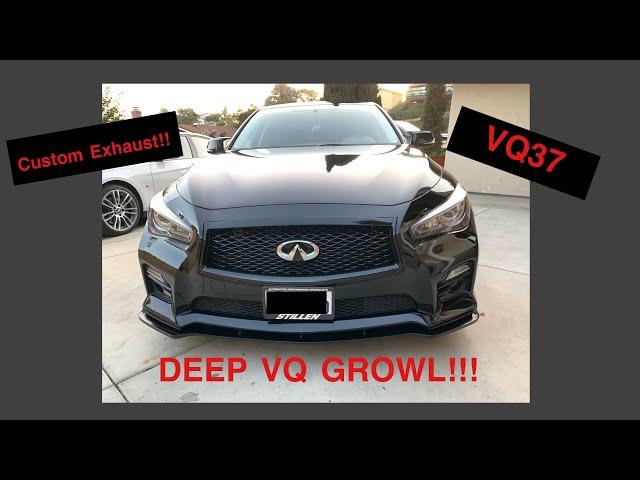 INFINITI Q50 3.7 New Exhaust Set Up | Speed Culture Studios Custom Exhaust w/Sound Clips!!