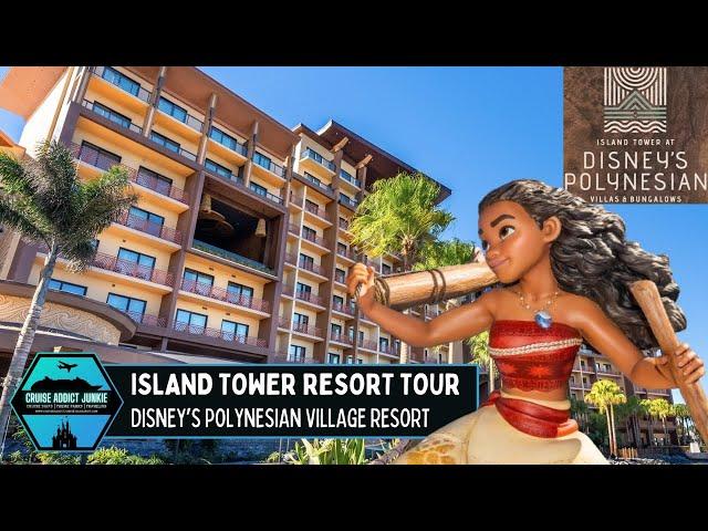 BRAND NEW! Island Tower at Disney's Polynesian Village Resort Full Tour (4K)