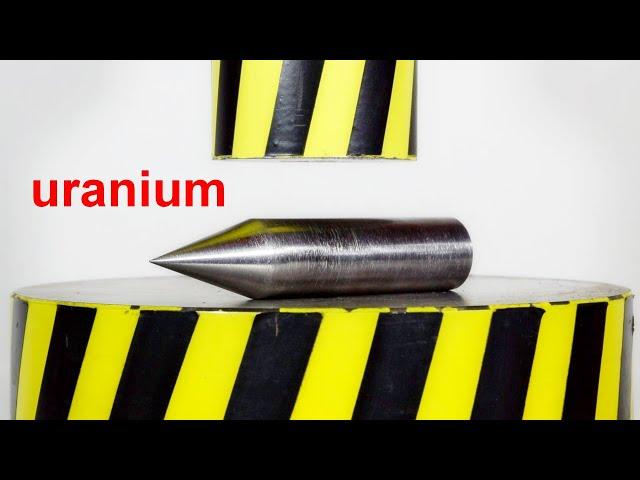 HYDRAULIC PRESS VS URANIUM